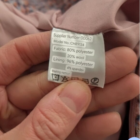 Wool Blend A-Line Mini Skirt - Picture 6 of 6